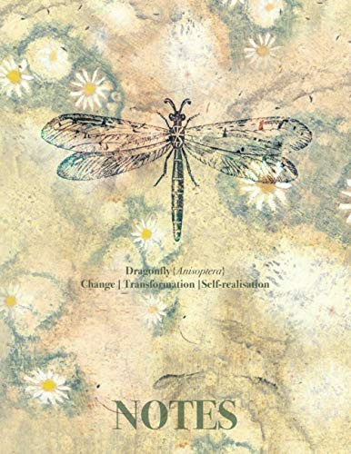 Cornell Notes Dragonfly Notebook Student Notebook for Note Taking, School Studies Or Revision. 100 Pages