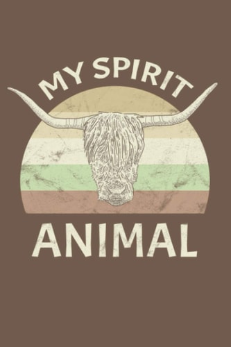 Ox – My Spirit Animal: Dot Grid Journal Notebook (6x9 inches) with 120 Pages