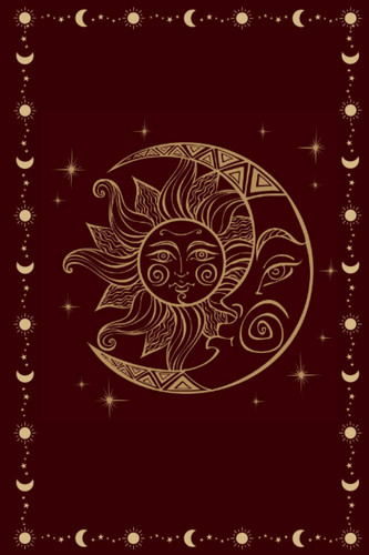 Witch Journal Notebook: Blank Lined Wiccan Journal For Women To Write In, With A Vintage Moon And Stars Design. Useful For Potions Spells Tarot and More