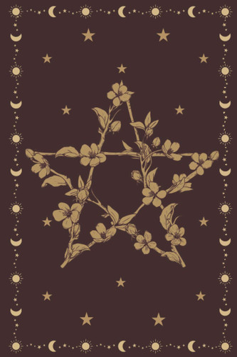 Witchcraft Notebook: Blank Lined Witch Journal With A Vintage Pentogram Design Makes A Great Wicca Gift