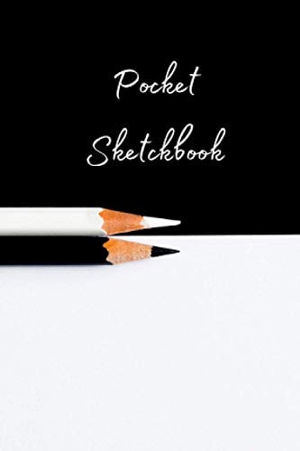 Pocket Sketchbook & Traveler Journal: For Drawing, Painting, Doodling, Taking Notes on the go (4"x6")