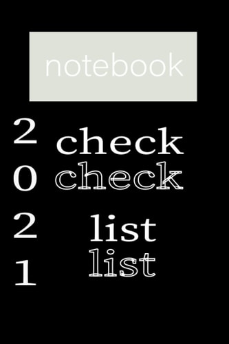 Checklist Notebook: Simple To-Do Lists with black cover , simple to use it . size 6x9 inch , 120 pages