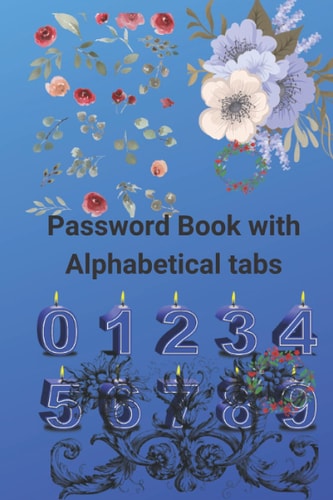 password book with alphabetical tabs: You can register all the websites in this notebook that you visit with ease .... If you are tired of remembering ... notebook size is 6X9 inches , 117 pages