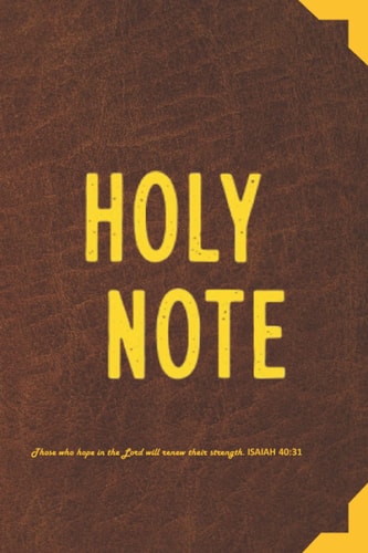 Fancy Holy Note for Holy Quotes and Verses: Religious Notebook