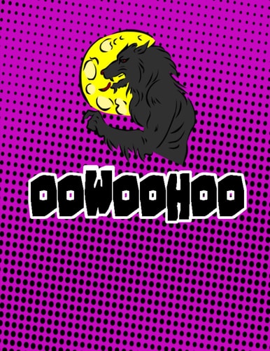 Werewolf OoWooHoo Comic Book: Purple