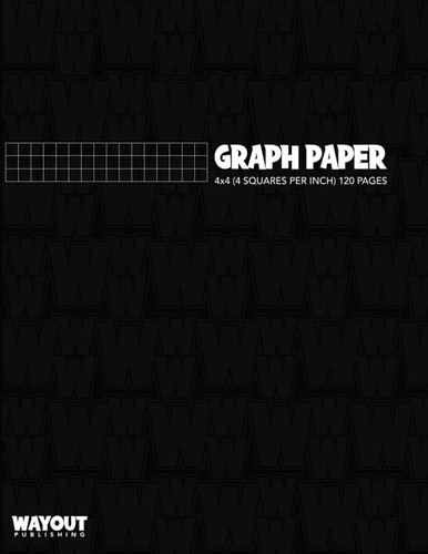 4x4 Graph Paper: (4 Squares Per Inch) 120 Pages