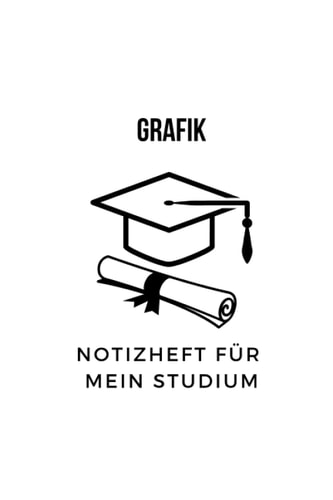 Notizheft für mein Studium: Grafik: 6x9 Notizbuch, ideal für alle Studenten, halte alle wichtigen Notizen zum Studium hier fest, auch perfekt als ... Freunde und Familie geeignet (German Edition)