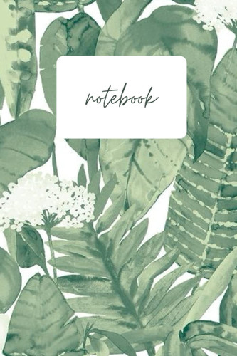 Aesthetic Leaf Notebook