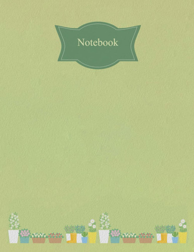 Notebook: Notes, Journal, Diary, Memo, Sketchbook, 100 Striped Pages, Soft Cover 8,5 X 11 Size