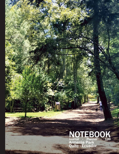 Notebook Armenia Park Write and Composition Book, Journal, Planner (8. 5 X 11 Inches, 120 Pages, Lined Paper) Nature Version 19 - Modern and Classic Paperback for All Ages, School, Work Or University