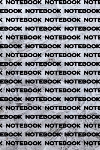 Notebook: Classic Black & Gray College-Ruled (6" x 9" 120 Pages)