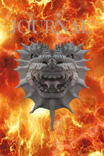 Fiery Dragon Journal for Men and Boys: A perfect writing journal for the dragon lover in your world. Track your workouts, nutrition, travels and ... handy. (Incredible Creatures Blank Books)