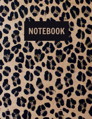 Leopard Print Composition Notebook 8.5 x 11: Composition Notebook 8.5 x 11 inches with Leopard Cover
