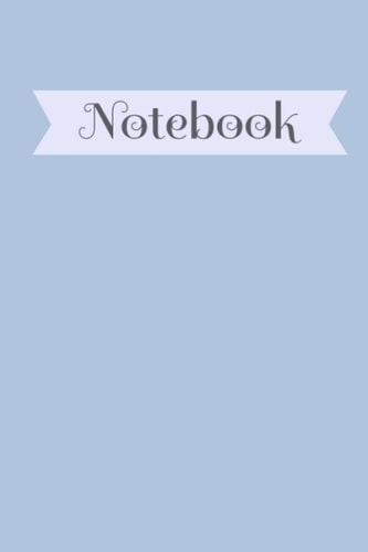 Notebook: Solid Color Notebook Wide Ruled