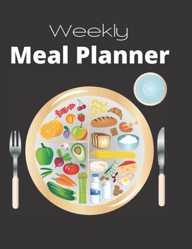 Weekly Meal Planner: Meal planner with Grocery List: Trace and Plan Your Meals Weekly: Large Journal with over 110 Weeks Food Planning Menu Organizer and Shopping List: 120 pages (8.5" x 11").