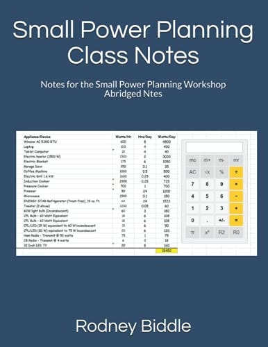 Small Power Planning - Class Notes: Notes for the Small Power Planning Workshop - Abridged Ntes