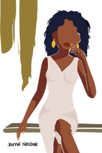 Woman Journal - African American Art - Black Girl Journal