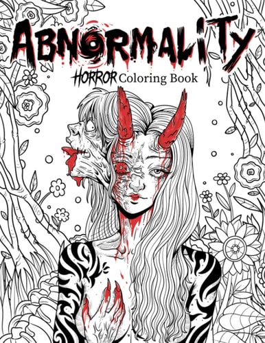Abnormality Horror Coloring Book for Adults