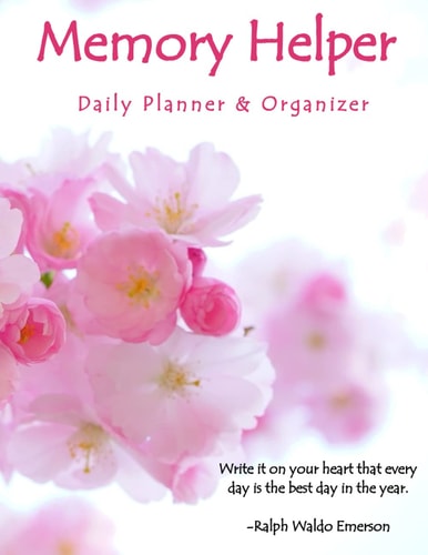Memory Helper Daily Planner & Organizer: 60-Day Journal for Adults with Memory Loss, 8.5x11 inches