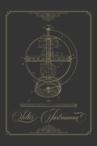 Celestial Notebook: Solar Instrument [Antique Black]