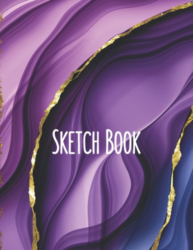 Sketch Book: Large Notebook for Drawing, Doodling or Sketching: 120 Pages, Abstract Cover Sketchbook with Blank Paper Drawing and Write Journal