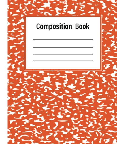 Composition Book Composition Notebook Wide Ruled: 7. 5x9. 25 Marble and College Ruled 100 for Teens Kids Students Girls for Home School College for Writing Notes
