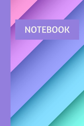 Notebook: Cute Pastel Colorful Notebook Blank Lined Journal