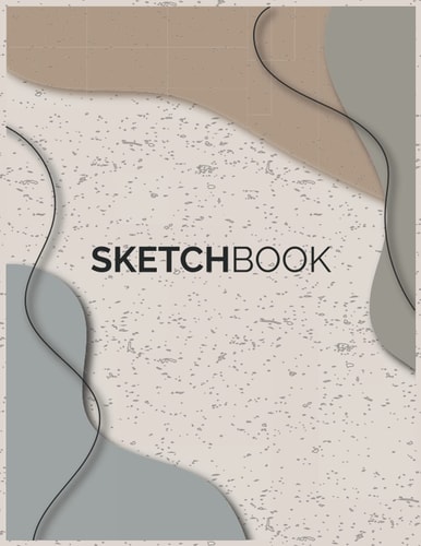 Sketch Book: 8.5x11 inches and 100 Unlined Pages, Unlined Notebook for Writing, Sketching, Drawing, Painting.