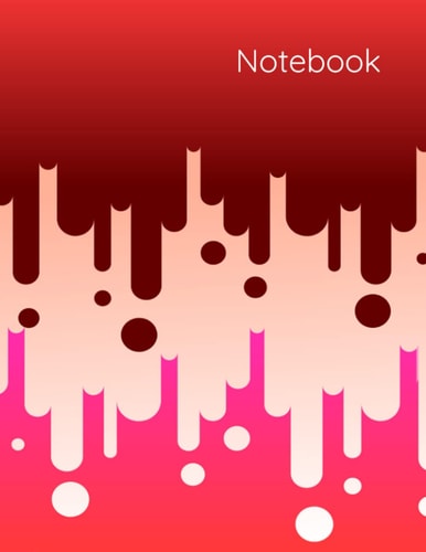 Berry Shortcake - Lined Notebook (College Ruled): 150 pages, 8.5 x 11 (Color Drip Series)