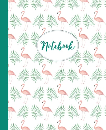 Flamingo Pattern Notebook: Very Pretty Flamingo Pattern Notebook Journal and Composition Notebook