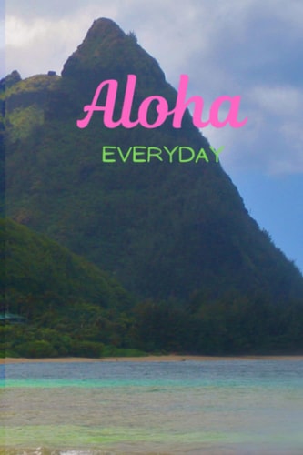 Aloha Everyday Journal: 6"x 9" 100 pages with mandala motif for journaling, creative writing, ideas, dreams, gratitude, log, diary.