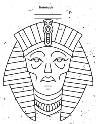 Egyptian Notebook: King and Queen| Ruled Notebook| 8.5 x 11 Inches| 120 Lined Pages| Journal| Diary| Composition Notebook