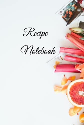 Recipe Notebook Blank Cookbook