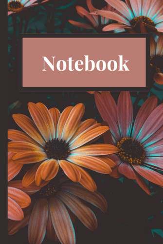 Notebook: Pretty floral lined notebook