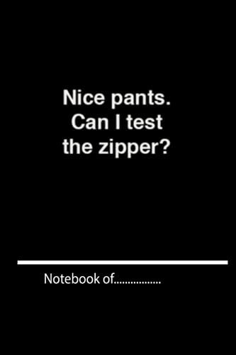 xkchgiur1807 nice pants can i test the zipper - 120 pages notebook for girl boy teen Weekly Meal Planner x