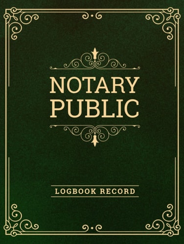 Notary Public: Official Public Notary Journal Records Book (acts and events)