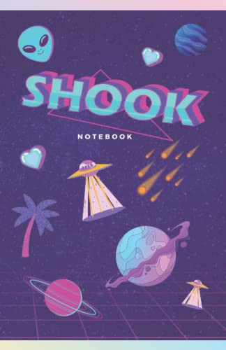 Notebook: Journal, composition book space Astronaut art print Cover - Shook Print Design (5.5 x 8.5 inches, 120 Pages, Lined Paper)