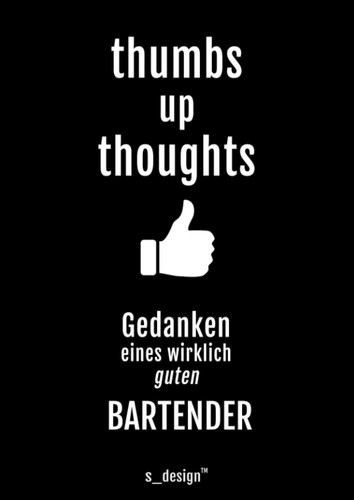 Notizbuch für Bartender: Originelle Geschenk-Idee [120 Seiten liniertes DIN A4 blanko Papier] (German Edition)