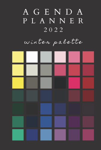 Armocromia agenda-planner 2022 Winter Palette con copertina rigida: Agenda settimanale, planner mensile (Italian Edition)