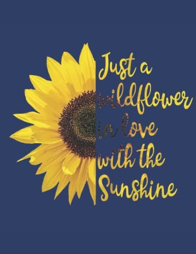 Journal: Matte Blue Sunflower Journal