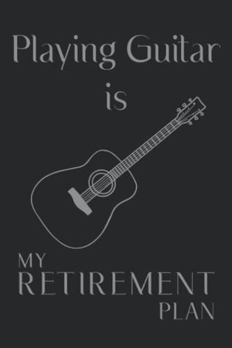 Guitar Notebook for retirement gift: Lined Notebook / Journal Gift, 110 Pages, 6x9, Soft Cover, Matte Finish