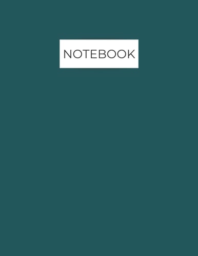 Notebook: College Ruled 120 Pages, 8.5 x 11 inches Lined Pages, Matte Color