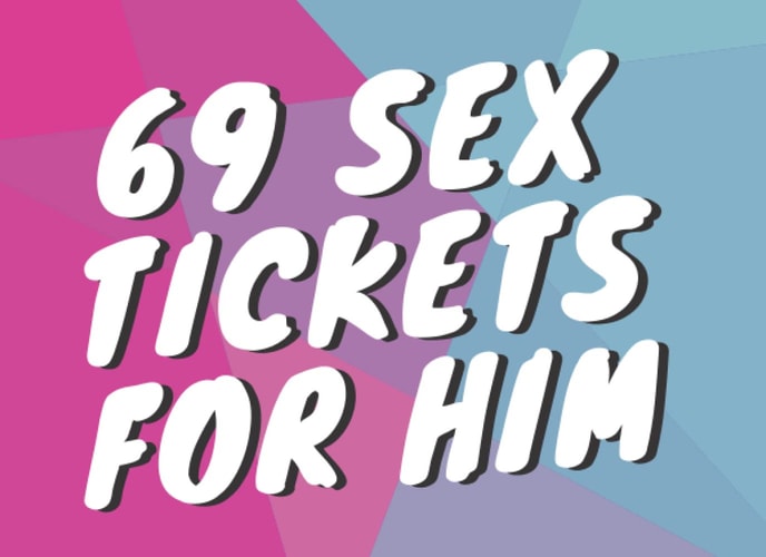 69 SEX TICKETS FOR HIM: Love Tokens for Him || Discover a Whole New Sex Life with this Sexy Coupon Book for Him (Spanish Edition)