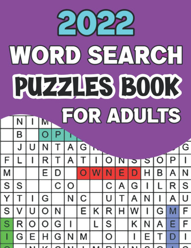 2022 Word Search Puzzles Book For Adults: Over 80 Word Search Puzzles Book for Adults | Easy to Hard | Find Puzzles Activity Book with Answers