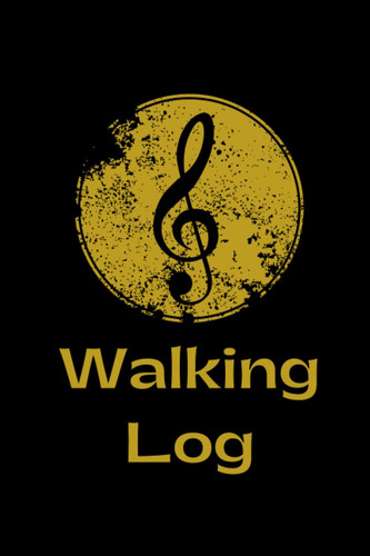 Walking Log: 6x9, 50 page notebook, steps tracker, trip tracker, trail, hiking record
