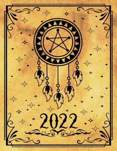 Witches Datebook 2022: Minimalist and Aesthetic Witch Planner 2022 | Witch Calendar 2022 | Wicca Gift