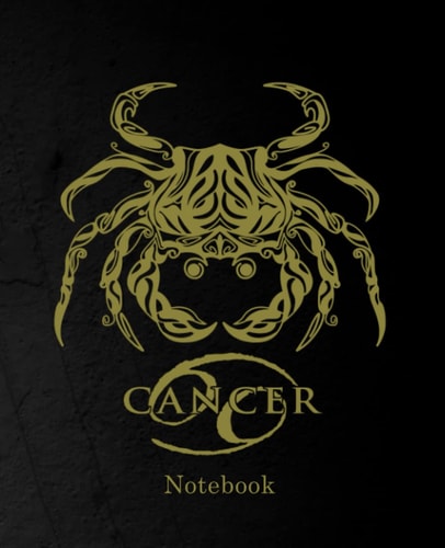Cancer : Zodiac Notebook |College Ruled Cancer Star Sign Notebook perfect for Notetaking and Journals|100 page notebook | 7.5x 9.25: Matte Cover | Ideal Zodiac Gifts