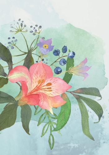Giant Journal Series | Hardcover | 192 Dot-Grid Bullet Journal, Beautiful Floral Watercolor Cover, 7 x 10in, Sketchbook, Notebook, Scrapbook: Perfect ... Watercolor Cover, 7 x 10in, Bullet Journal)