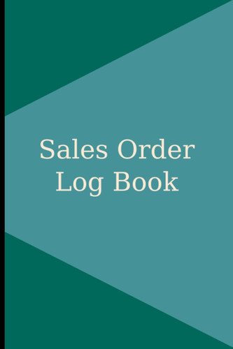 Sales Order Log Book