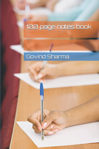 100 page notes book